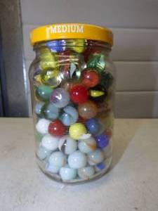 lot 35 image: Jar of Marbles