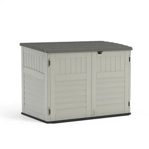 Suncast Stow-Away 3 ft. 8 in. x 5 ft. 11 in. Resin Horizontal Storage Shed