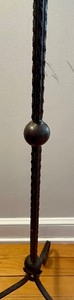 lot 61 image: Charming Metal Candle Stand