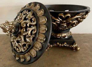 lot 69 image: Remarkable Resin Lidded Vessel