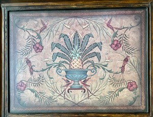 lot 11 image: Marvelous Metal Framed Art
