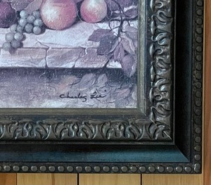 lot 53 image: Amazing Framed Still Life Print by Charles Lea