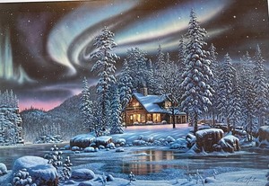 lot 95 image: Winter Scene Print by Kim Norlien