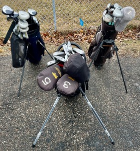 lot 136 image: Good Golly Golf Clubs and Bags Galore