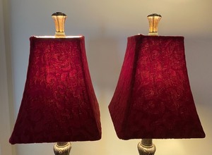 lot 117 image: Pair of Pretty Lamps
