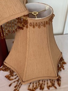 lot 203 image: An Assortment of Five Decorative Lamp Shades