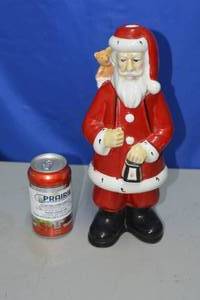 vintage Christmas S. Gimigna Italy 13 18 Santa with Toy Bag Decanter