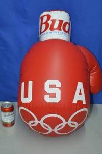 Inflatable Bud 1996 Olympics Boxing Glove