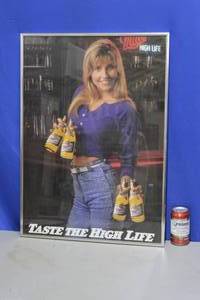 Miller High Life advertisement sign