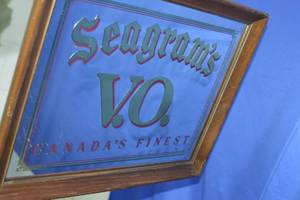 Seagrams V.O. Framed Mirror