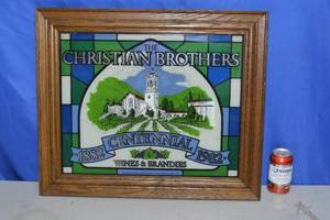 The Christian Brothers Wines and Brandies Sun Catcher Sign