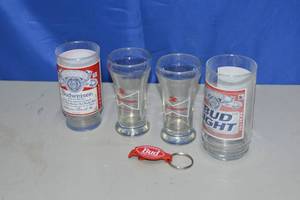 Bud glass wear and key chain