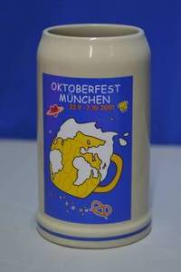 1L 2001 Munchen Oktoberfest Stein