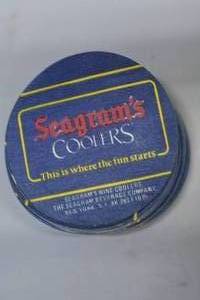 Large stack of Seagrams Coolers- one sided