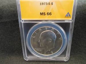 1973-S MS66 1973 Eisenhower Dollar ...