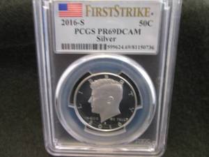 2016-S PCGS PR69DCAM Silver Kennedy...