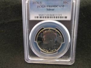 1976-S PCGS PR69DCAM Silver Bicente...