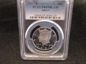 1997-S PCGS PR69DCAM Silver Kennedy...