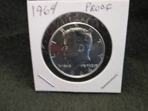 1964 Kennedy Half Dollar Coin Proof...