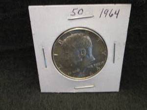 1964 Kennedy Half Dollar Coin ...