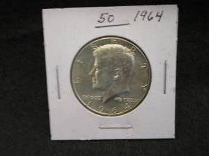 1964 Kennedy Half Dollar Coin ...