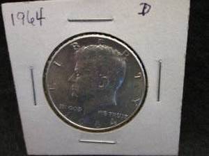1964-D Kennedy Half Dollar Coin ...