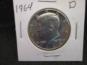 1964-D Kennedy Half Dollar Coin ...