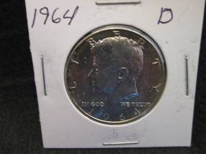 1964-D Kennedy Half Dollar Coin ...