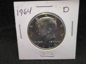 1964-D Kennedy Half Dollar Coin ...