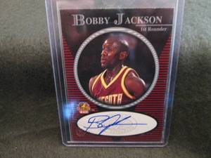1998 Scoreboard Bobby Jackson Autog...