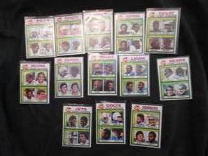 1978 Team Leaders Cards...