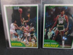 2- 1981 Topps Robert Parish Cards...