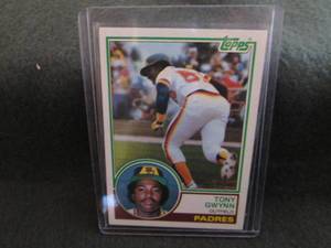 1983 Topps Tony Gwynn Card...