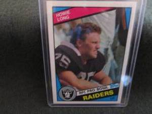 1984 Topps Howie Long Card...