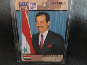 Desert Storm Pro Set Saddam Hussein...