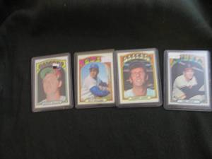 4- 1972 Baseball Cards...