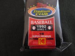 8 pks 1992 Topps Stadium Club Super...