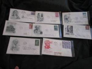 8 First Day Of Issue Collectible St...