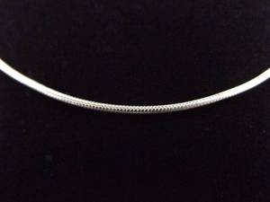 .925 Sterling Silver Cocoon Link Necklace