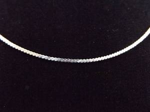 .925 Sterling Silver Serpentine Link Necklace