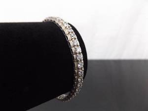 .925 Sterling Silver Zircon Bracelet