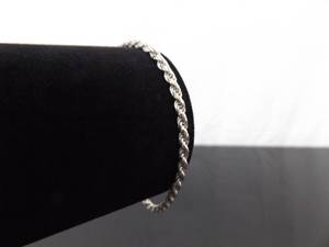 .925 Sterling Silver Rope Bracelet