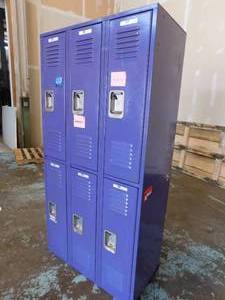 Set of Purple Lockers - 36(w) x 72(h) x 18(d)