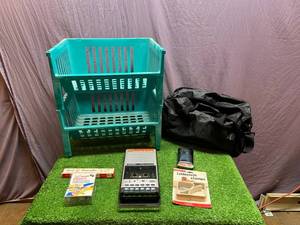lot 122 image: GE Cassette Player & Misc