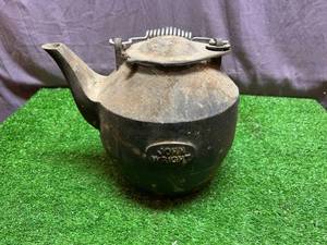 lot 143 image: John Wright Cast Iron Tea Pot