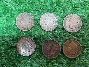 lot 246 image: 6 1903 Indian Head Pennies