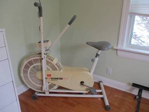 Exercise Bike. Air Gometer.