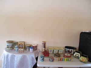 Lot of various Tins. Houseware. Storage. Home Decor.