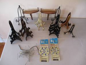 Lot of Various Plate Stands