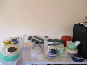 Lot of Miscellaneous Tupperware Storage Containers